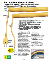 Thumbnail of document Data Sheet - RSCM-J-4-0-0 Retractable Cable, 2 wire, Thermocouples, RTD, Thermistors